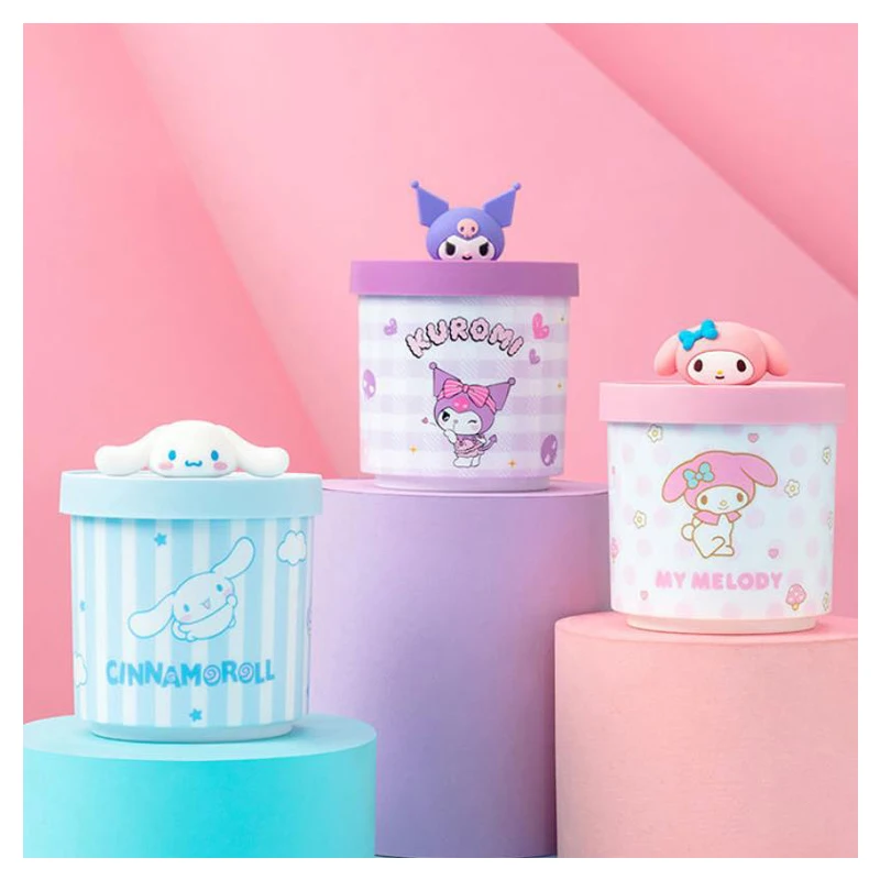 

Мультяшный аниме Kuromi My Melody Cinnamoroll бытовой Туалет спальня ароматерапия крем Kawaii автомобиль аромат Девушки Подарки
