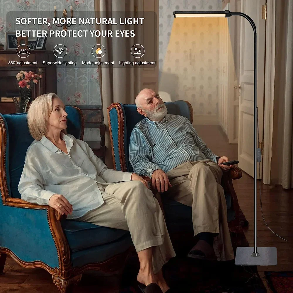 Лампа напольная регулируемая с USB-портом и регулировкой яркости