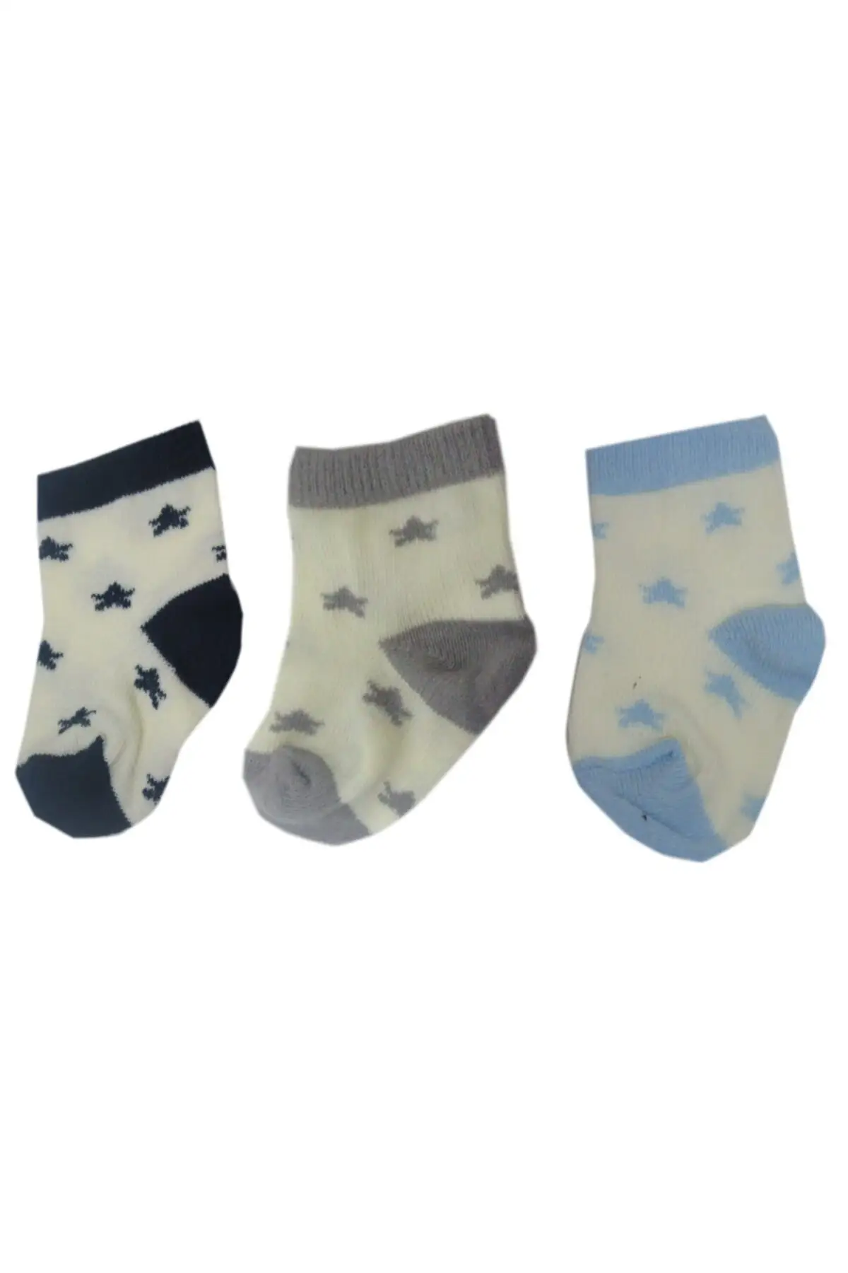 

3 pcs Cotton Socks Newborn Baby Boy