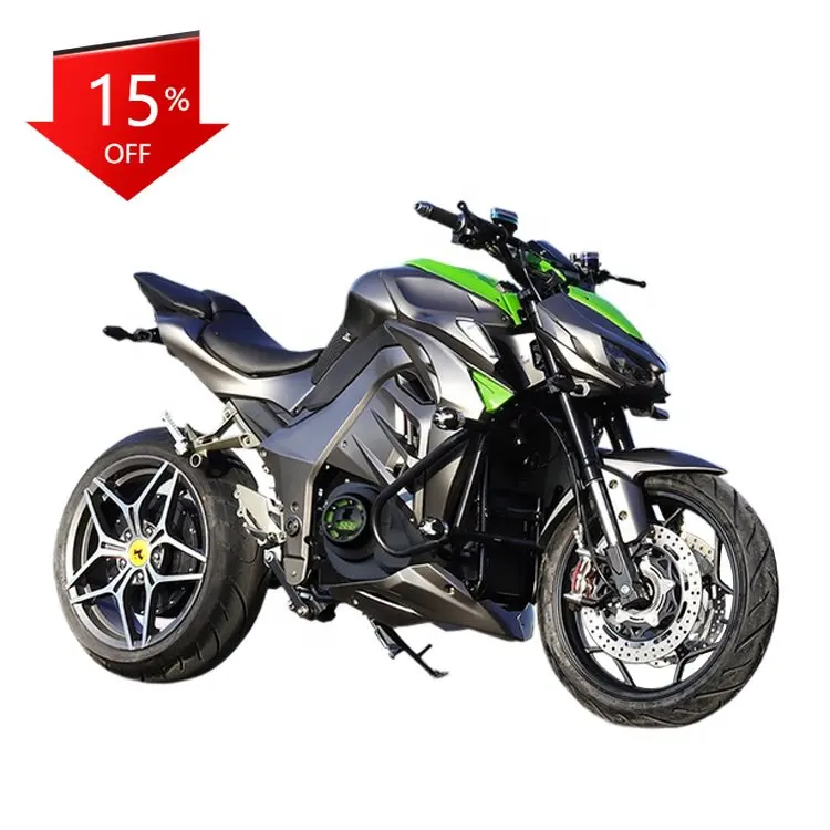 

2021 New Design Z1000 Electric Motorcycle 15 KW With Single Swing Arm