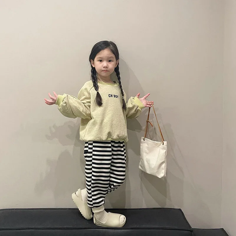 

Детская толстовка MILANCEL, осенняя повседневная толстовка для мальчиков и девочек, пуловер с принтом алфавита