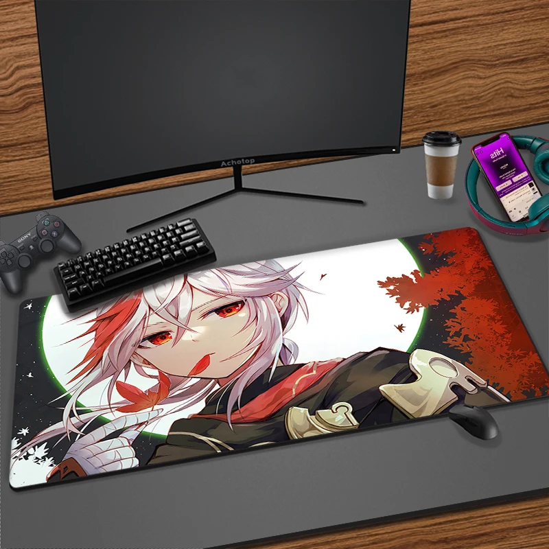 

Genshin Impact Anime Computer Mouse Pad Gamer Mouse Pads Large Gaming Mousepad XXL Desk Mause Pad Keyboard Mouse Carpet for CSGO