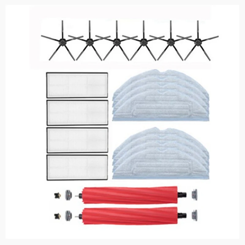 

Main Brush Side Brush Hepa Filter Mop Cloth Kit For Xiaomi Roborock S7 T7S T7S PLUS Vacuum Cleaner Spare Parts