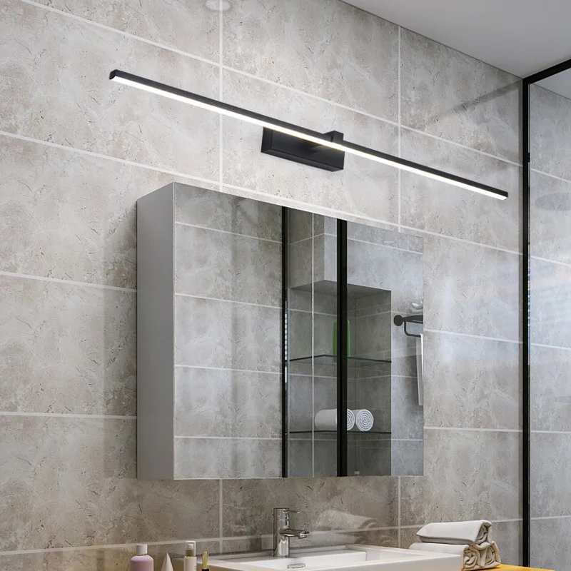 Минималистичное искусственное зеркало для ванной комнаты макияжа интерьер