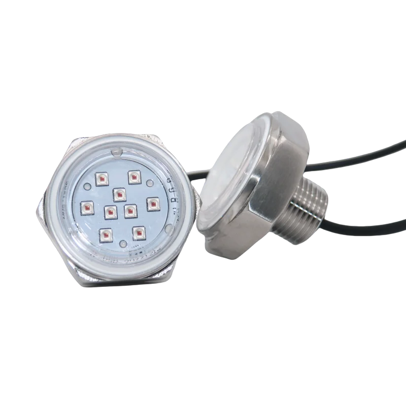 Красочный 27 Вт 1/2 дюйма NPT светодиодный сливной светильник для лодки морской