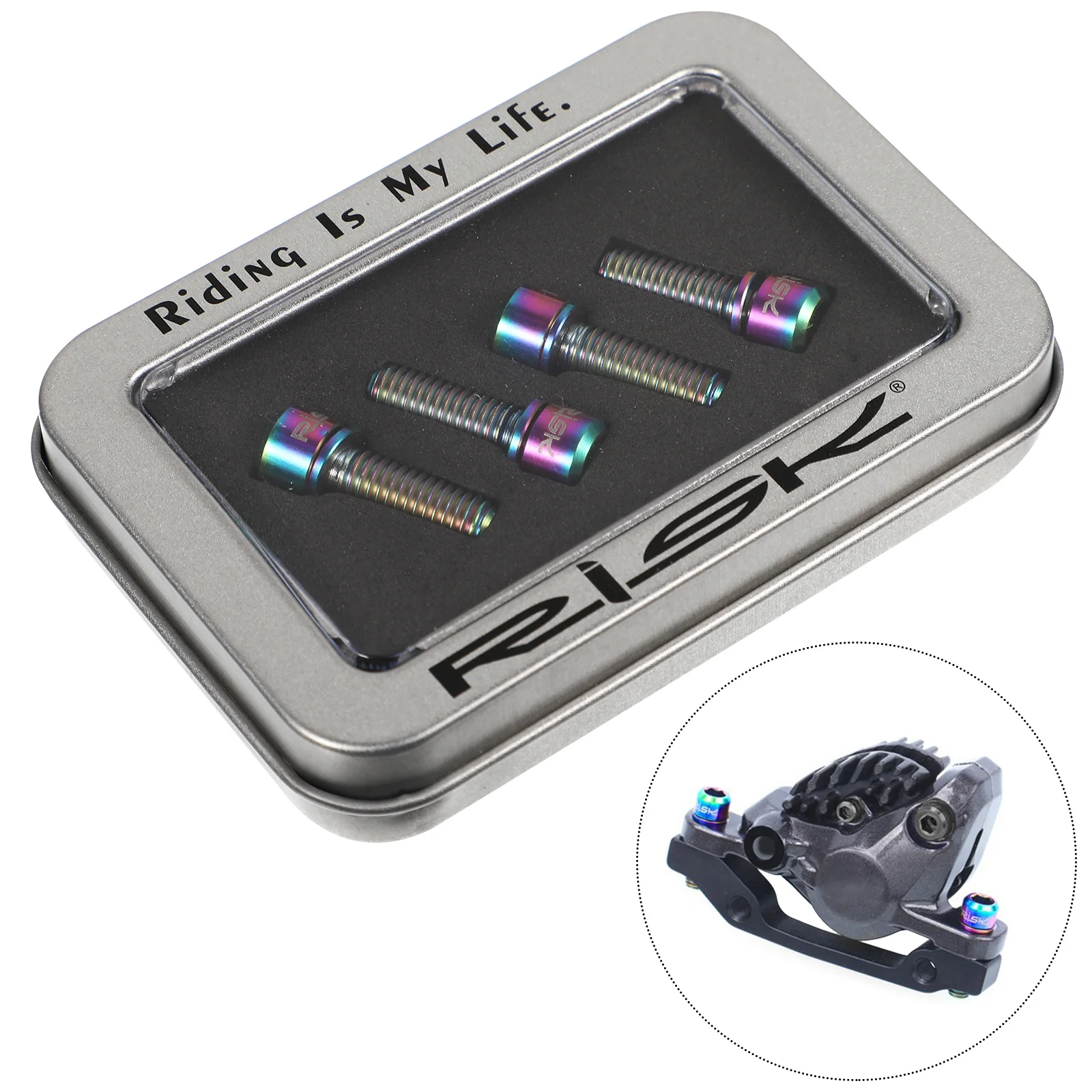 

Bicycle Screw Disc Rotor Bolts Disc Brake Bike Disc Bolts Screws Tc4 Titanium Alloy Disc Bolts