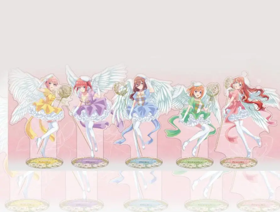 

Anime The Quintessential Quintuplets Nakano Nino Nakano Yotsuba Angel Ver. Acrylic Figure Stand Figure 2074 Kids Collection Toy