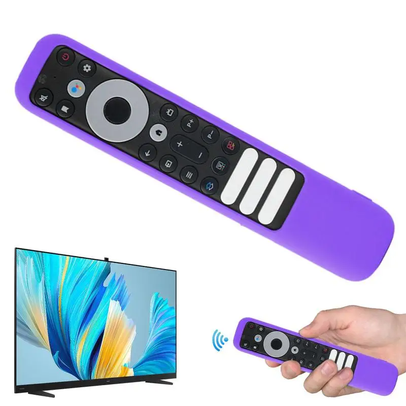 Силиконовый чехол для TCL RC902V FMR1 мягкий с голосовым пультом дистанционного