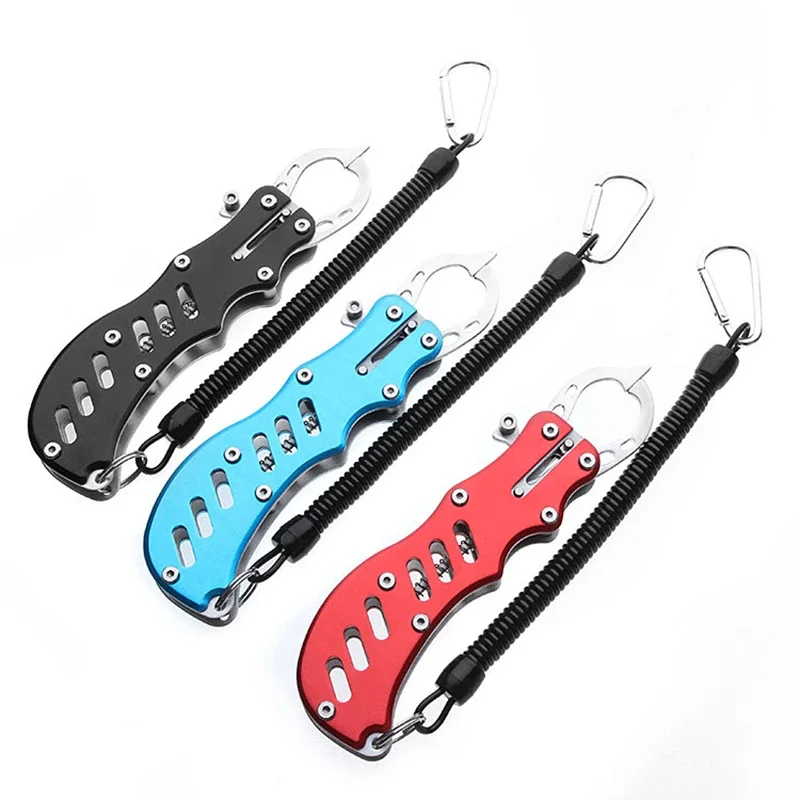 

Stainless Steel Fish Grip Plier Aluminum Alloy Fish Clipper Multi Functional Fishing Tool Tackle Pesca Accessories