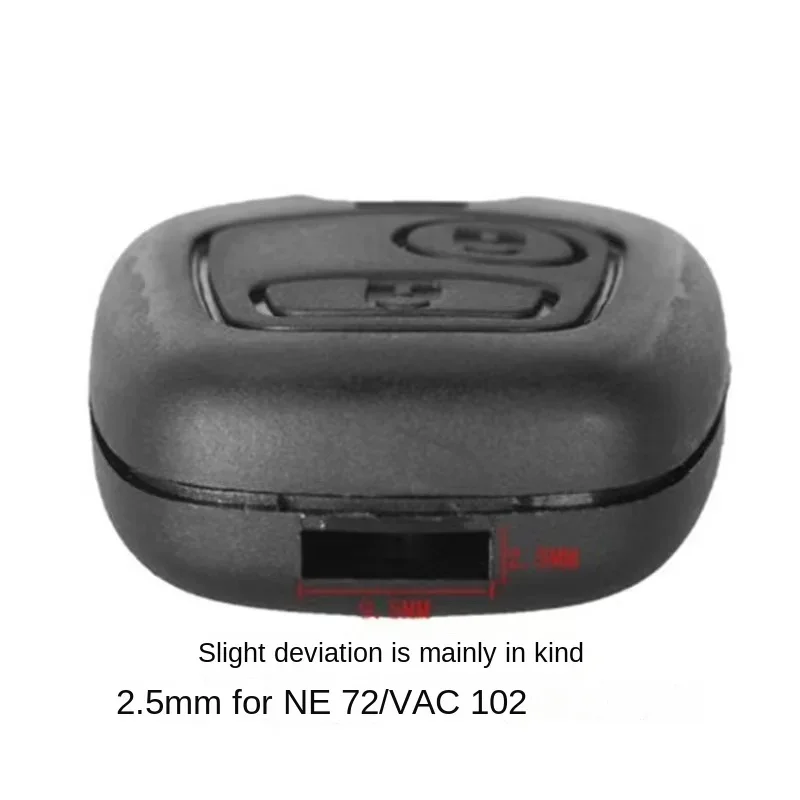 10/50 шт. корпус для автомобильного ключа с двумя кнопками Peugeot 206 207 307 107 306 407 106