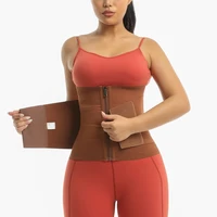 new design high compression waist trainer corset top slimming belt modeling strap 7 steel bones waist cincher body shaper belly