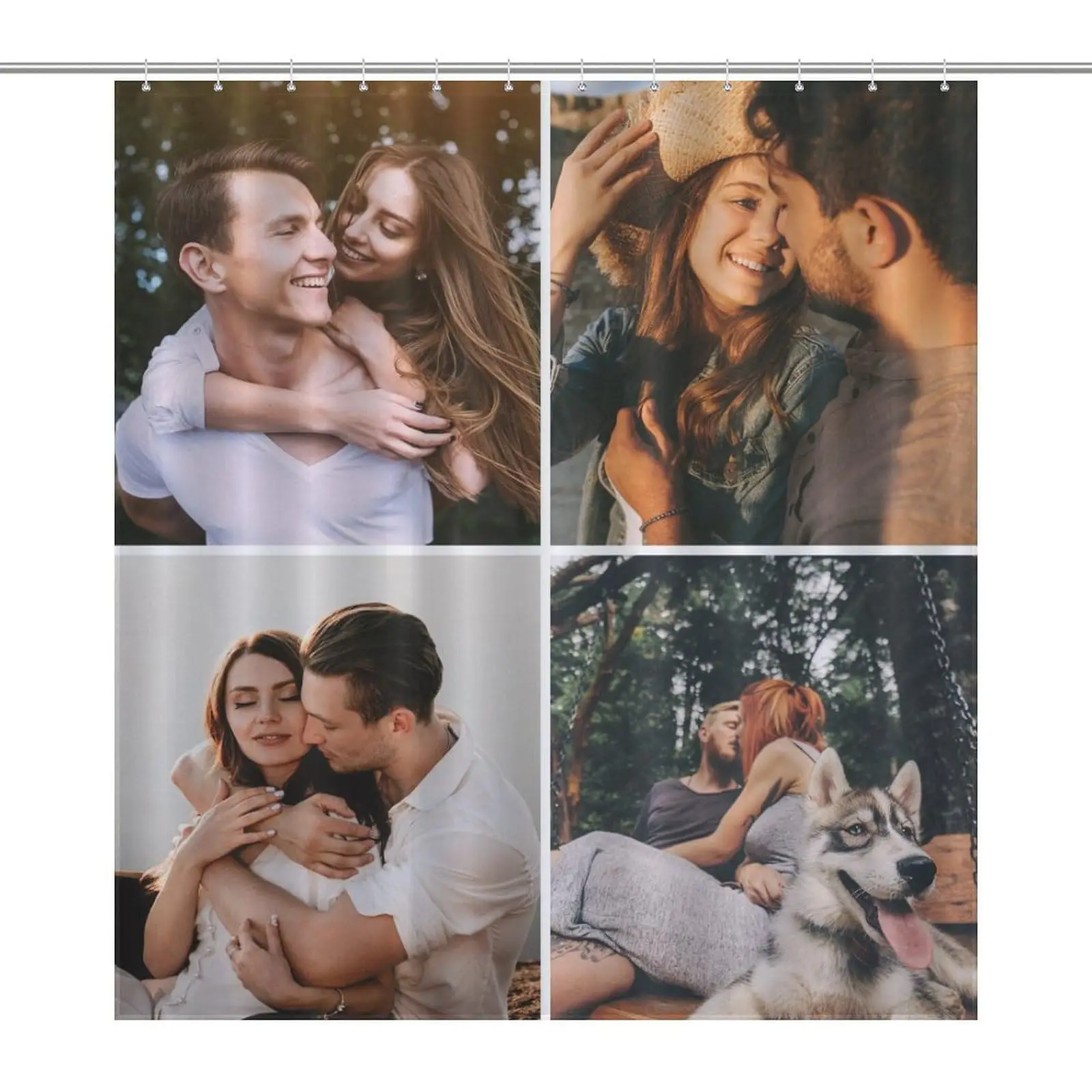 

Персонализированная полиэстерная занавеска для душа