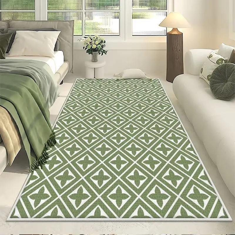 

Simple Geometry Rug Ins Style Fresh Plaid Carpet Living Room Coffee Table Sofa Blanket Bedroom Room Full Bedside Rug