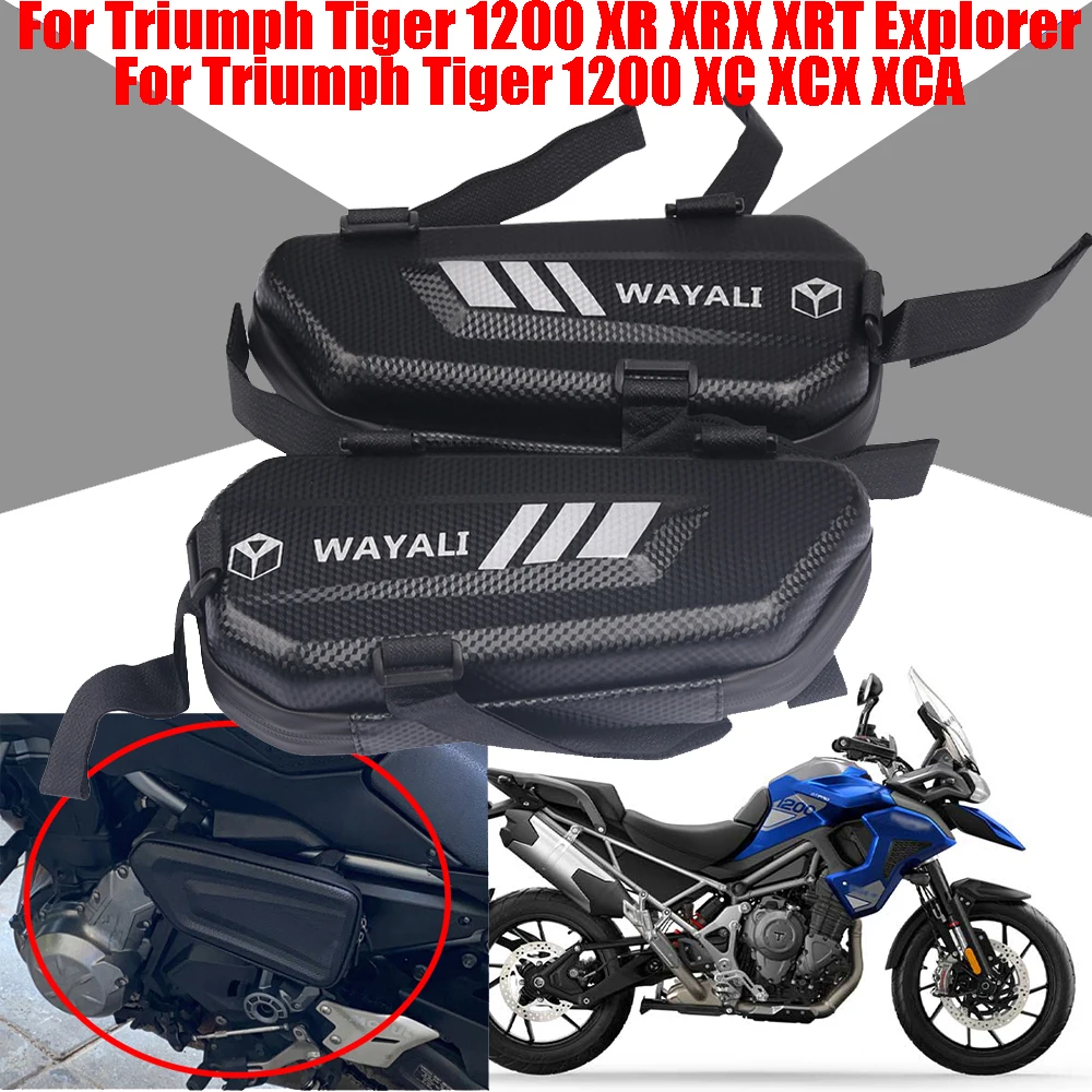 

For Triumph Tiger1200 Tiger 1200 XC XCX XCA XR XRX XRT Explorer Bags Motorcycle Accessories Side Bag Waterproof Storage Tool Bag