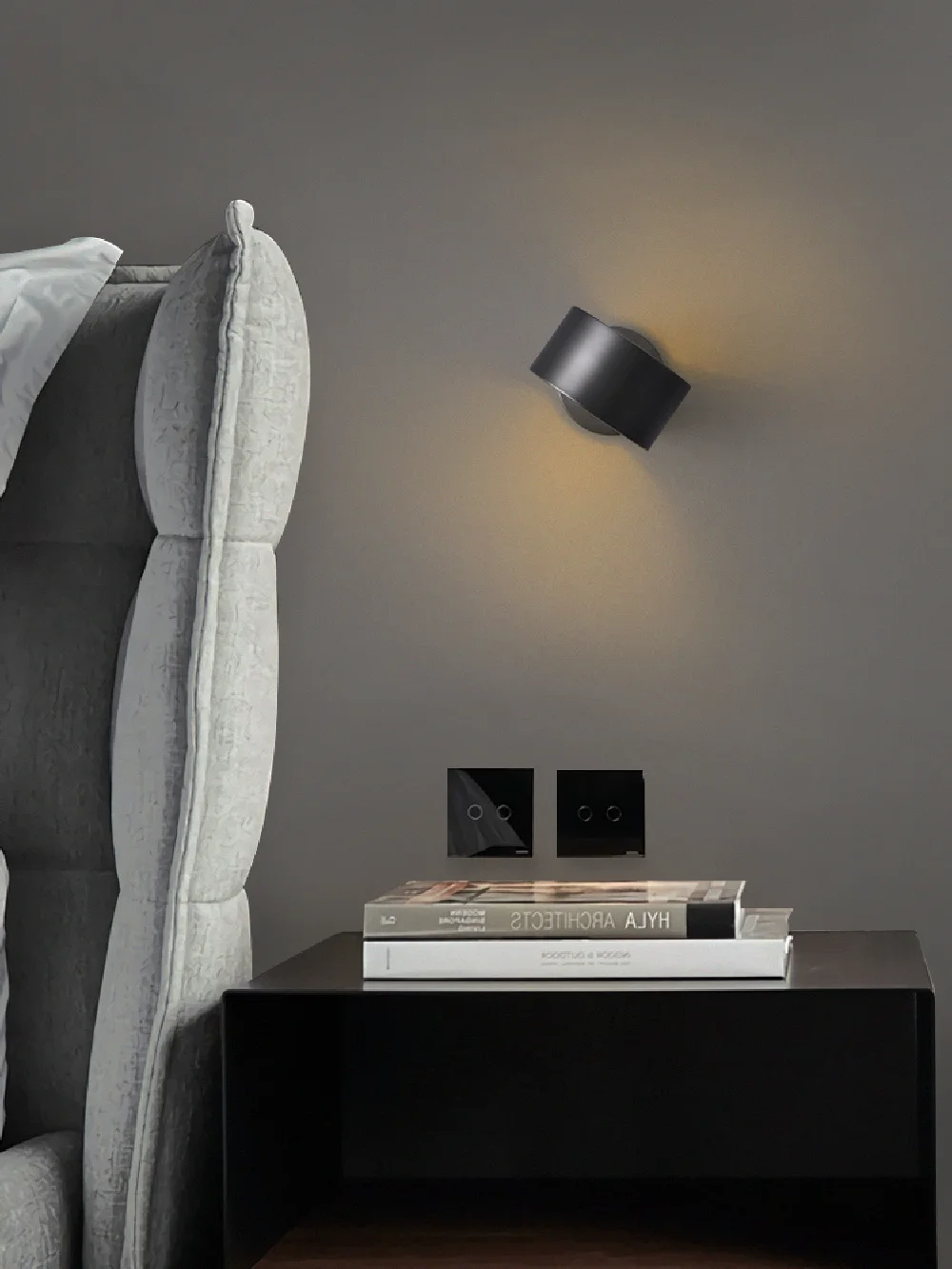 

Полностью медная настенная лампа, современный простой светодиодный светильник для спальни, прикроватного столика, гостиной, коридора, Скан...