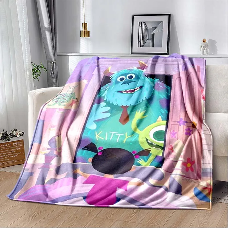 Disney Monsters Inc. Одеяло с героями мультфильмов дорожное одеяло для пикника детские