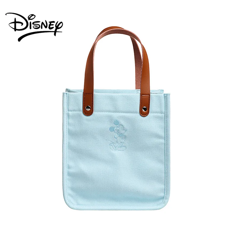 Authentic Disney Canvas Aluminum Foil Rice Bag Handbag Student Office Worker Lunch Picnic Bag Large Capacity Bags for Women
