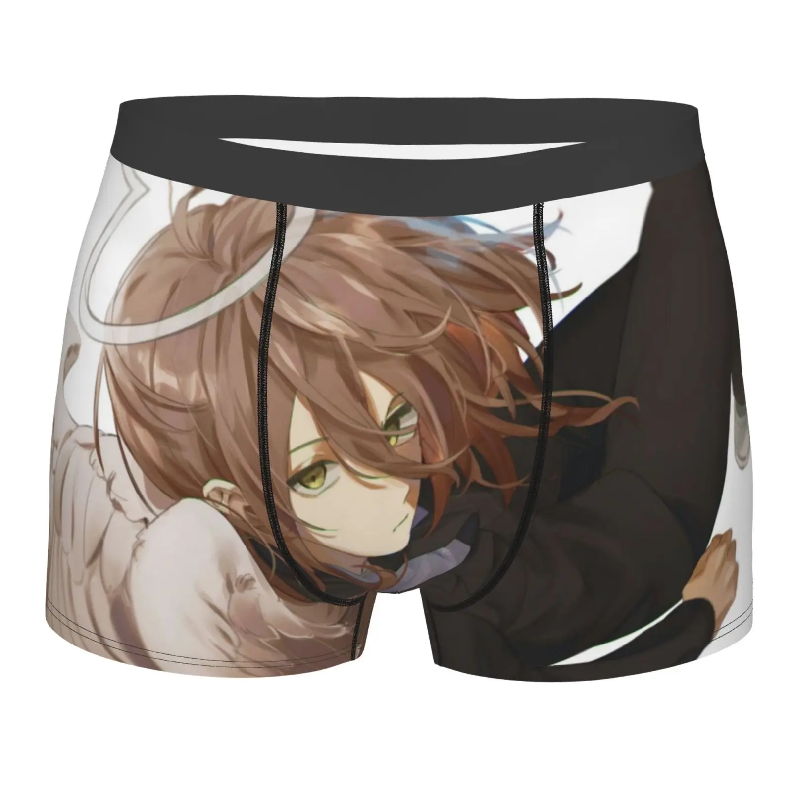 

Pahwa Chainsaw Man Anime Underwear Male Underpants Double Sides Printed Soft Breathable Machine Wash Shorts Polyester Print