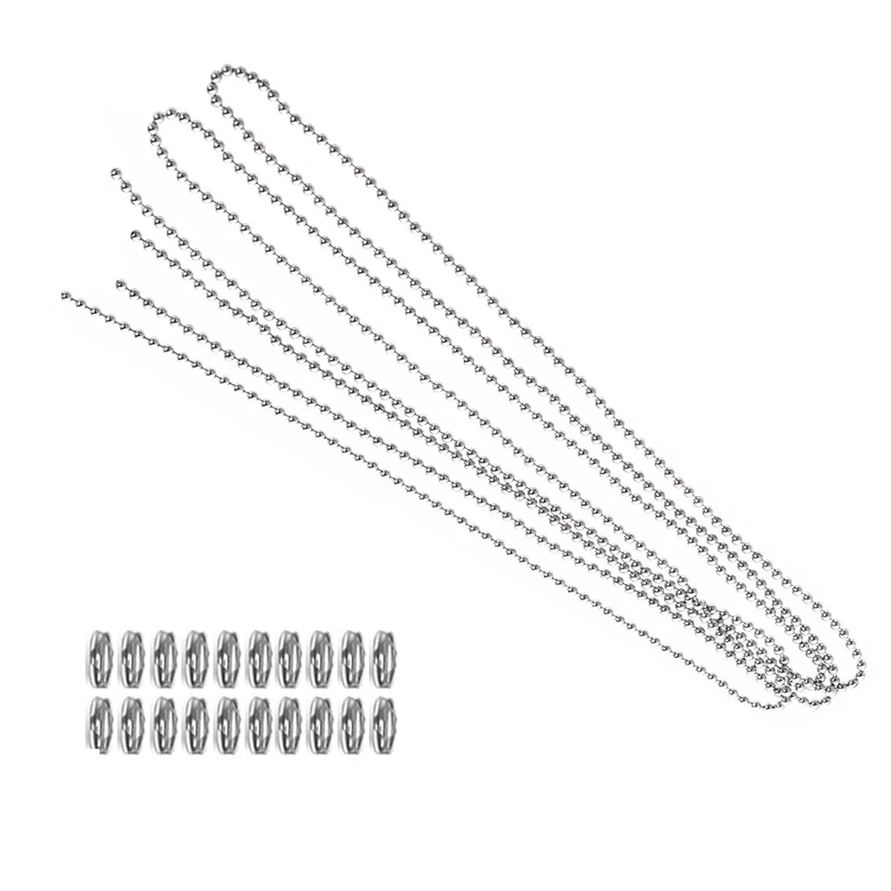 

Chain Ceiling Fan Switch Extender Beaded Connector Stainless Steel Light Ornaments Chandelier Decorative