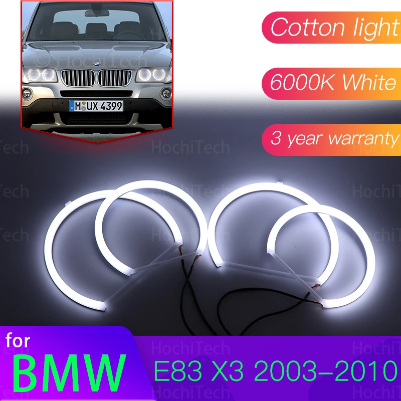 

Комплект Angel Eyes 2003 л, белый свет из хлопка для BMW E83 X3 2010-