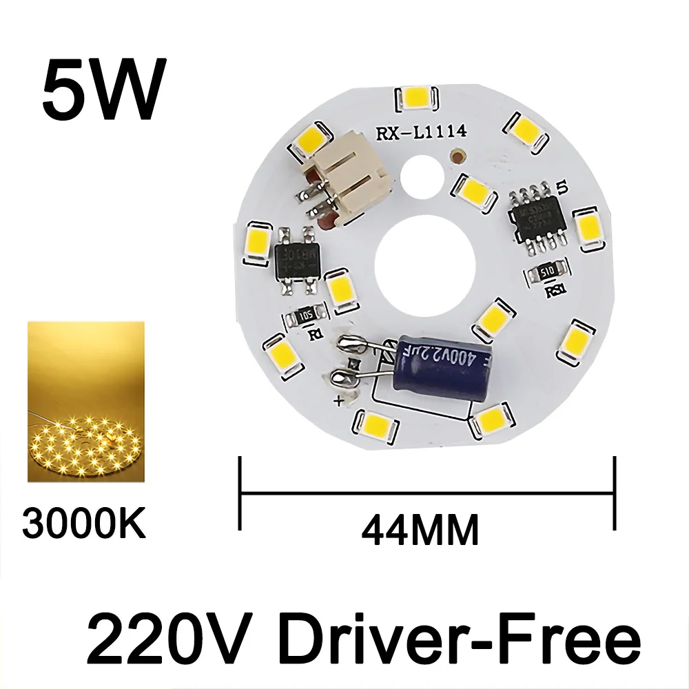 

ICYYGO IC-5W-36W Белая/Теплая Светодиодная Лампа