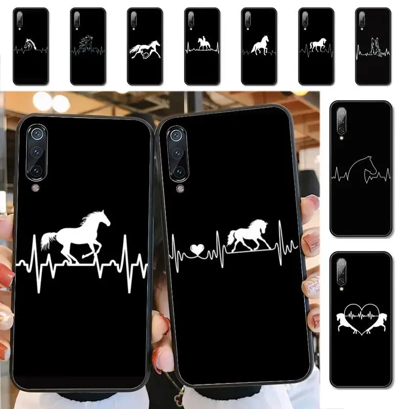 

Horse Heartbeat Phone Case for Xiaomi mi 5 6 8 9 10 lite pro SE Mix 2s 3 F1 Max2 3