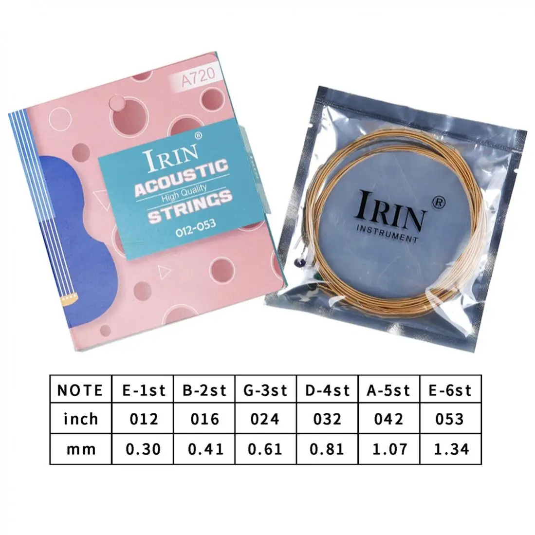 Набор струн для акустической гитары Flok запатентованные Антикоррозийные струны