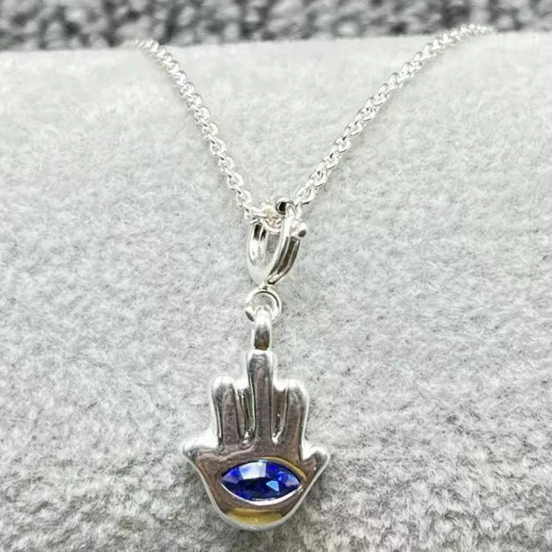 

Европейский и американский новый оригинальный Лидер продаж модное покрытое серебром 925 пробы маленькое ожерелье праздничные украшения подарок на день Святого Валентина