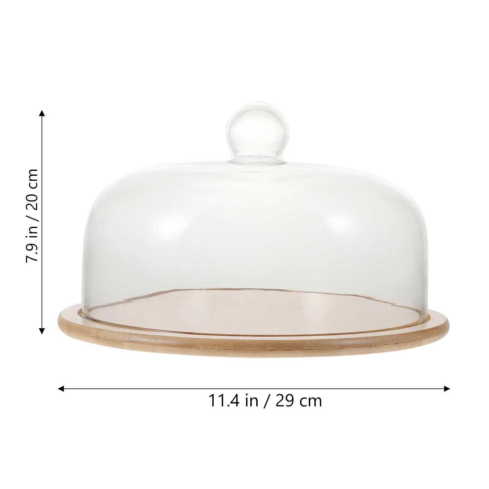 Крышка для еды в микроволновой печи поднос торта уличный декор стеклянная