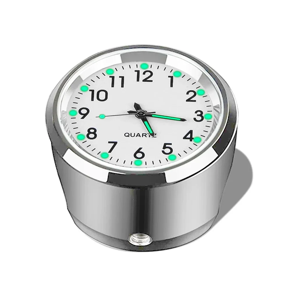 

Часы с креплением на руль мотоцикла, водонепроницаемые часы с циферблатом на руль, часы, термометр, датчик температуры для Yamaha Kawasaki, аксессуары