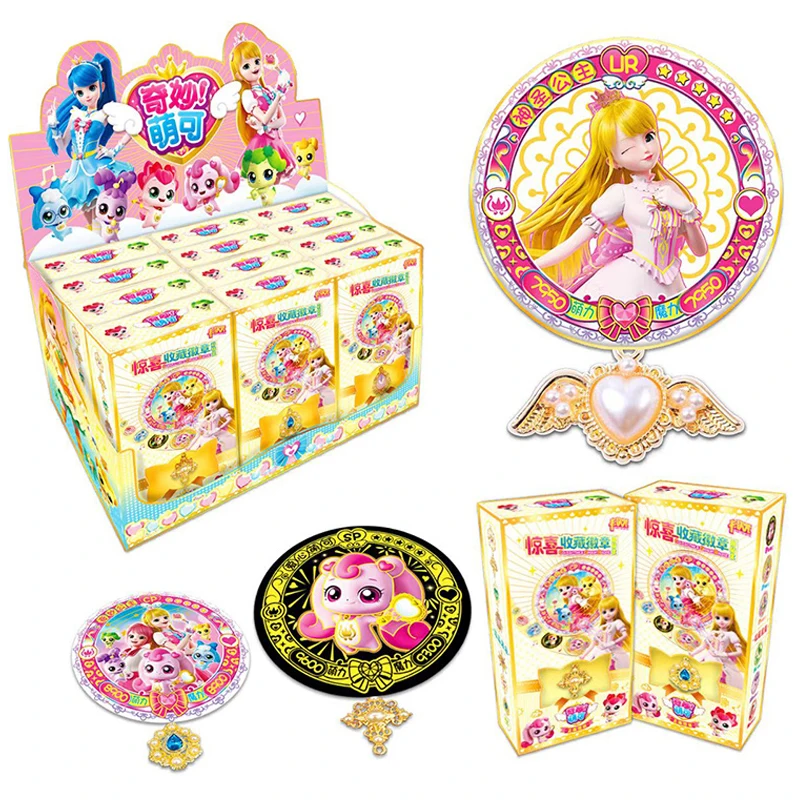 

2022 New Anime 매우 귀엽다 Wonderful Mengke Blind Box Collectible Badge Exclusive Medal Color Diamond Box Mysterious Random Blind Box