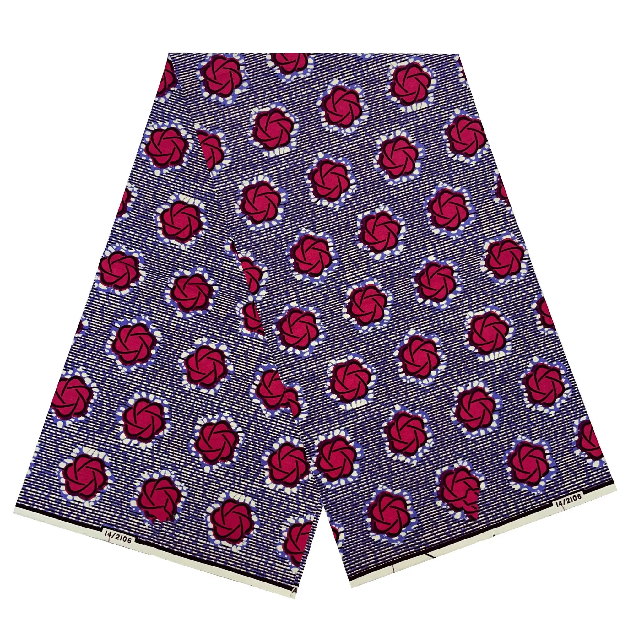 2024 новейшая ткань с принтом настоящий воск 100% хлопок африканская воском из