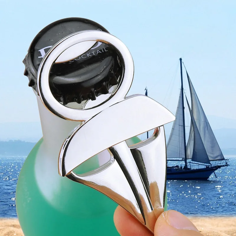 Новый металлический брелок с парусником открывалка для бутылок кольцо