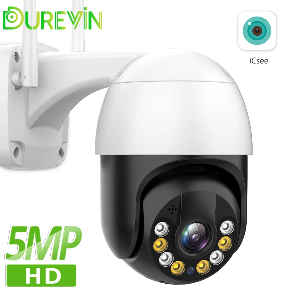 

5 МП HD наружная IP-камера H.265 3 Мп WIFI беспроводная камера безопасности 1080P искусственная фотокамера слежения Onvif CCTV видеонаблюдение P2P iCsee