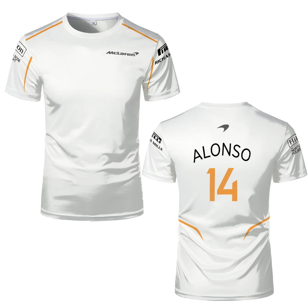 

Summer Hot Selling F1 Racing McLaren Team T-shirt Men's Formula One 2023 Season New Sports Shirt 3D Print Casual Short Sleeve