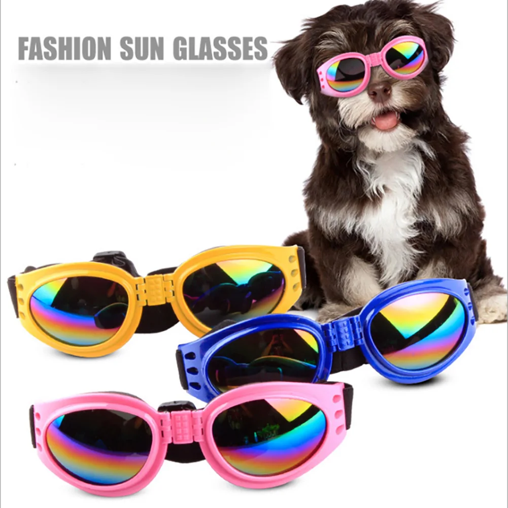 

1 pair Small Pet Dog Goggles Doggles ILS Sunglasses UV Eye Protection Windproof Puppy Cat Funny Glasses Toys