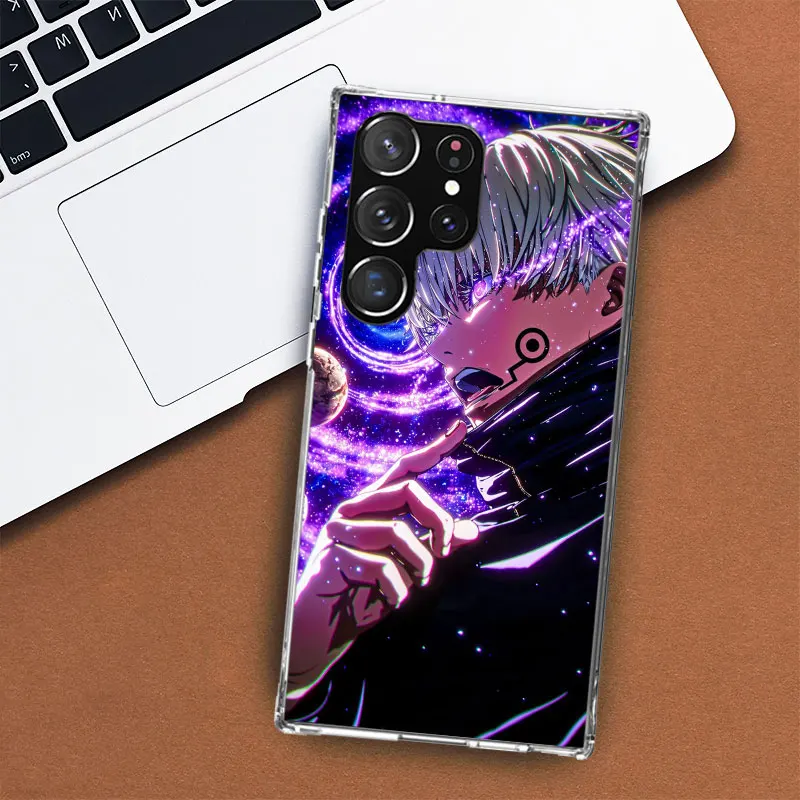 Фото Чехол для телефона Kaisen J-Jujutsu Inumaki Toge для Samsung Galaxy S25 S24 S23 Plus S22 Ultra S21 S20 FE S10 + S25 Edge Funda Shell Coq №2
