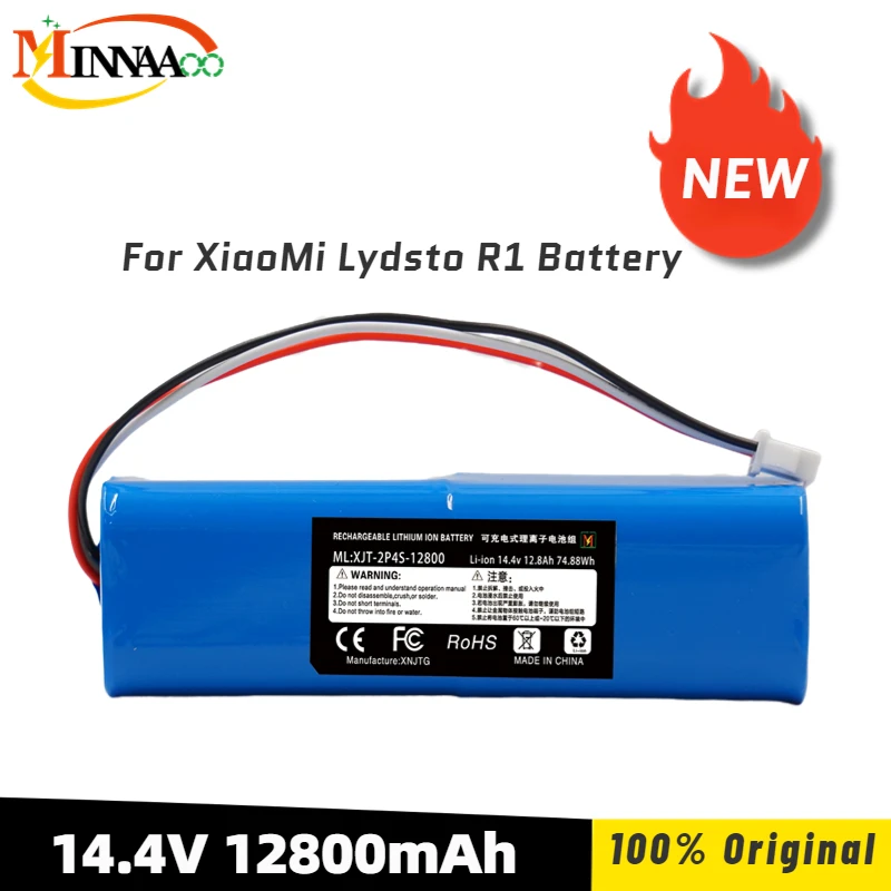 

Minnaaoo For Xiaomi Robot Battery 1C P1904-4S1P-MM Mijia Mi Vacuum Cleaner Sweeping Mopping Robot Replacement Battery G1l