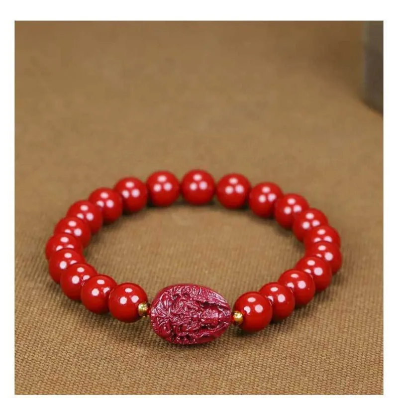 Vermilion браслет с песочным рисунком ручной работы из бисера золотым песком Eight Guardian