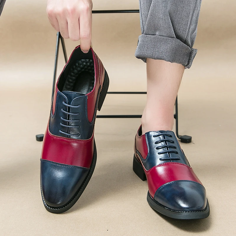 Туфли мужские классические оксфорды деловые кожаные повседневные черные