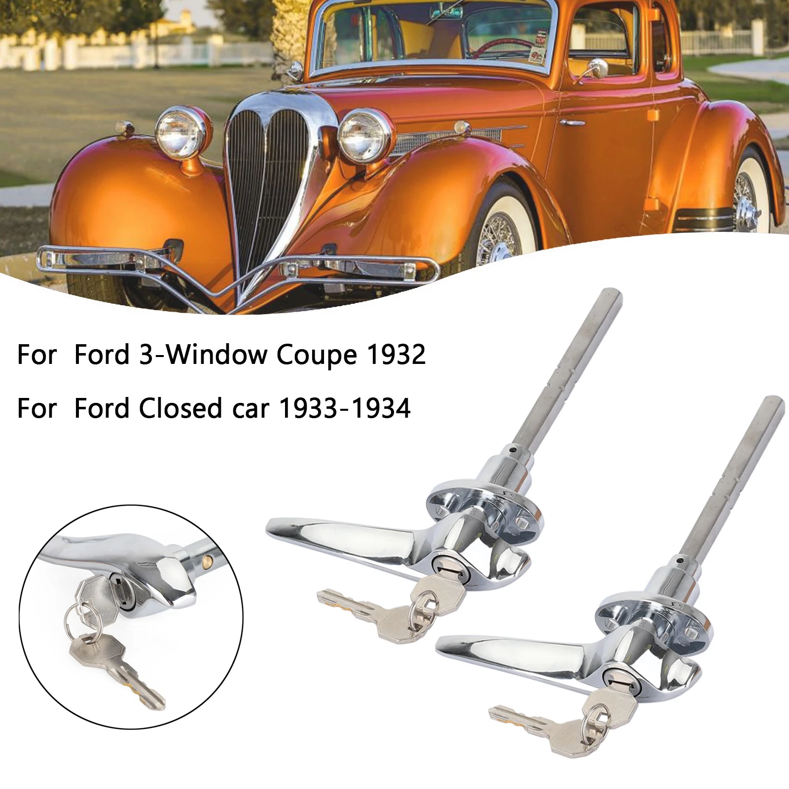 

Artudatech Автомобильная фотосессия 32, подходящие замки для Ford 3-Window Coupe 33-34, автомобильные аксессуары