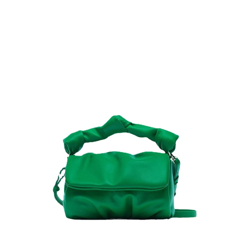 

New Brand Pocket Books and Handbags Female Casual Bag for Women Green Folded Cloud Female Wallet Small Crossbody Bags for Women