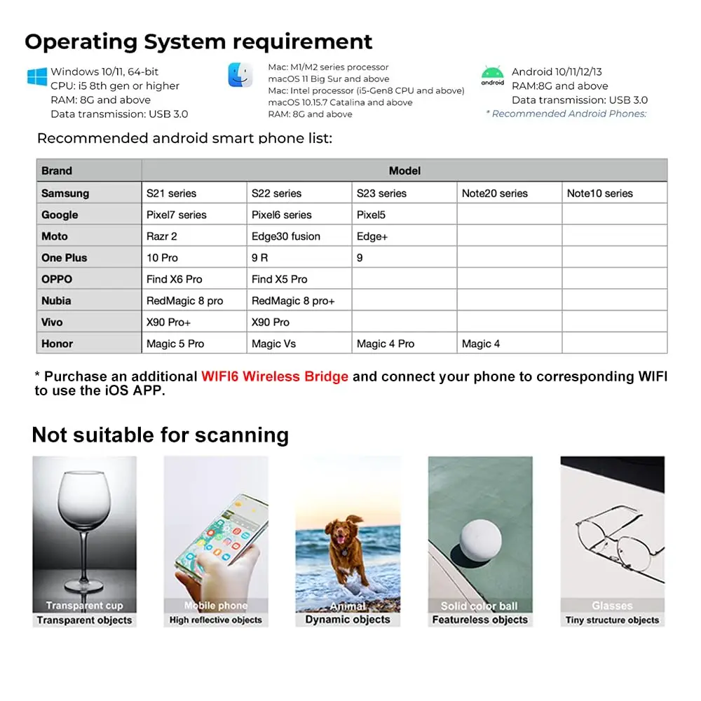 Creality CR-Scan хорьковый 3D ручной сканер двойной режим сканирования для принтеров