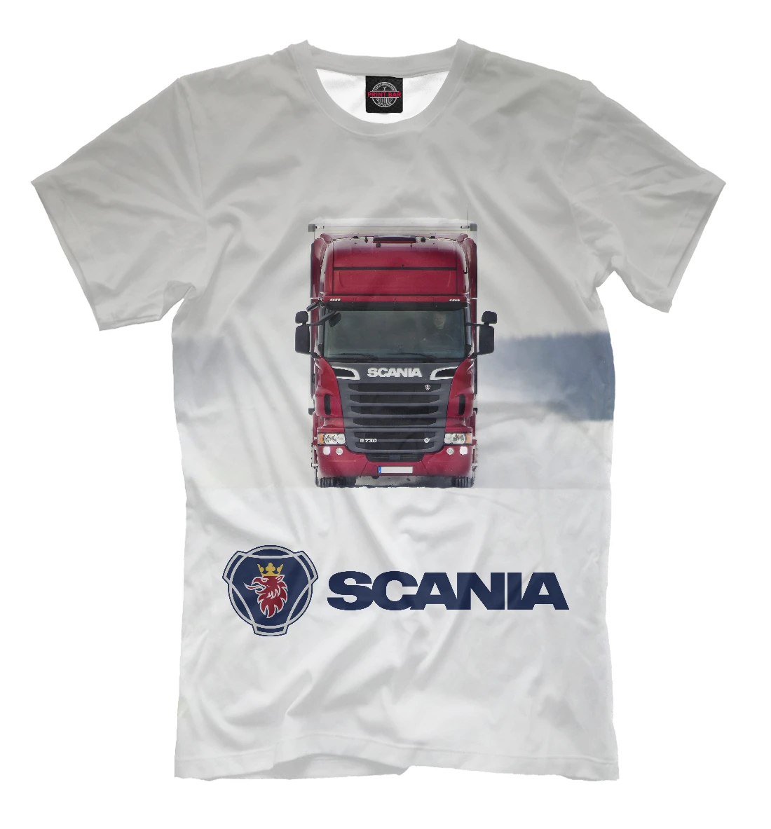 Футболка Winter Scania Грузовики