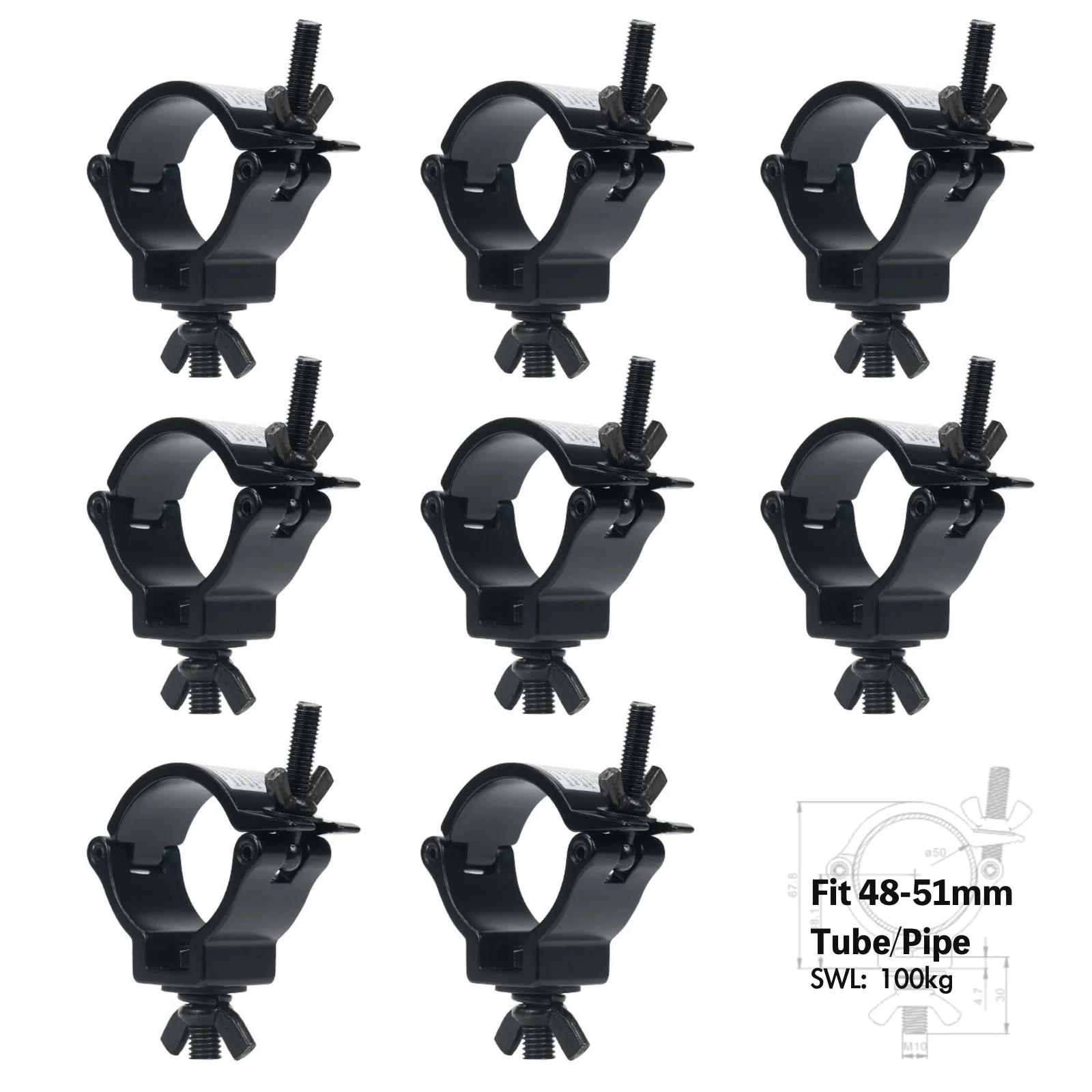 

Крюк для сценического освещения O-Clamp 220bl