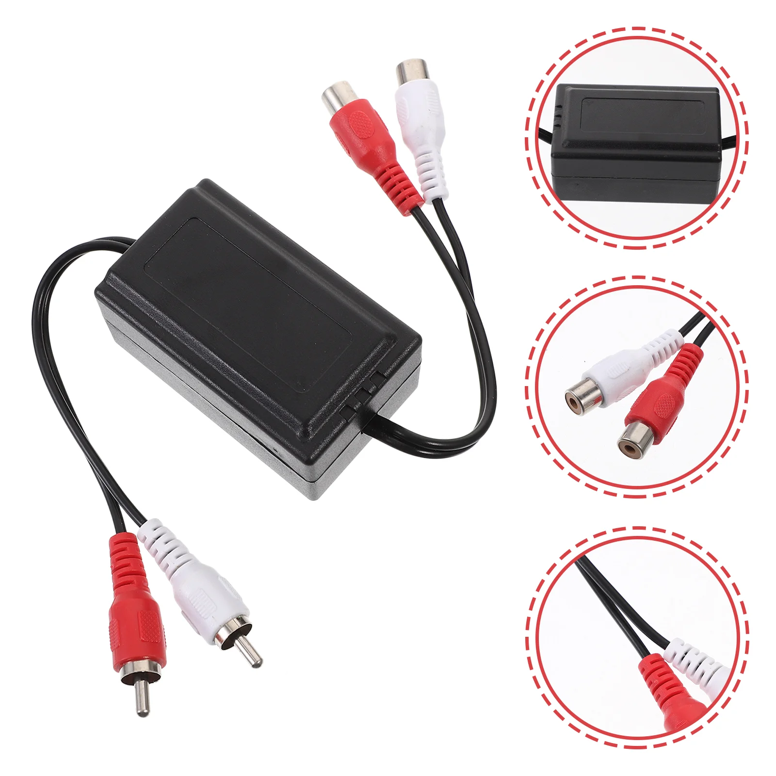 

Denoiser Ground Loop Isolator Filter Car Audio Home Stereo System Signal Systems