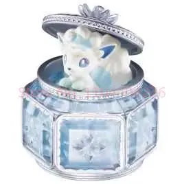 Фото Оригинальная романтическая коллекция Pokemon Re-Ment Ashirene Nymphia Nyahoja Purin Alola Rokon, полный набор, 6, конфетные игрушки, коллекционные фигурки №5