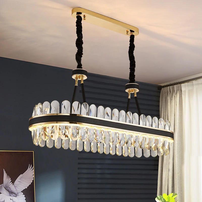 

YUNYI Dining Room Living Room Decoration Modern High Quality Luxury LED Light Crystal Chandelier Lighting Pendant Lamp