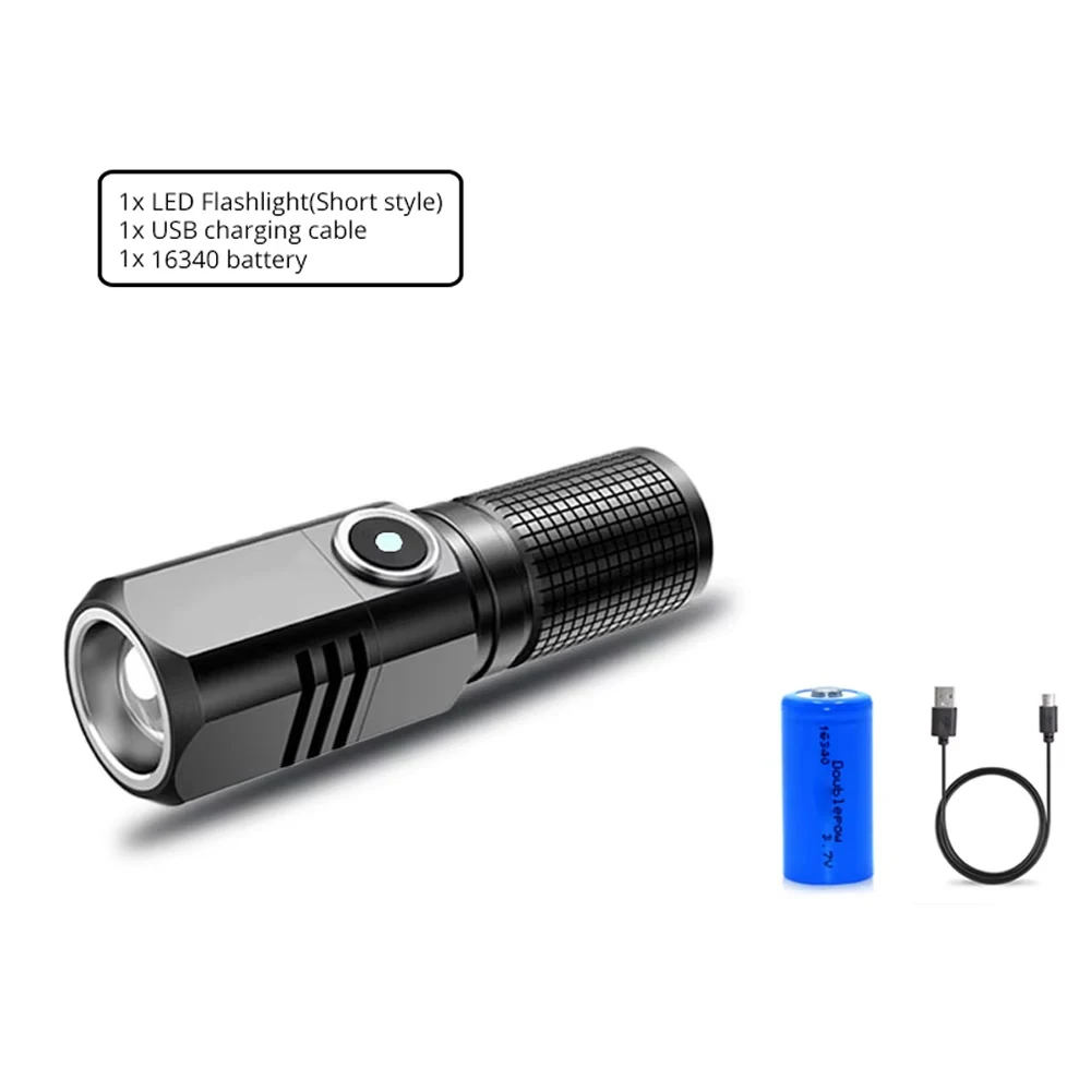 

Мини-фонарик S-302 XHP50 USB Rechargeable