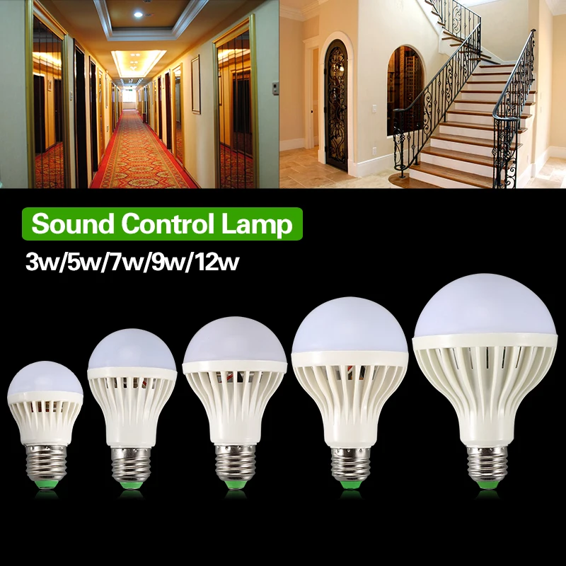 

LED Sensor Bulb E27 Dusk to Dawn Smart Lamp Bulb Day Night Light Auto On/Off For Stair Hallway Pathway sensing distance is long